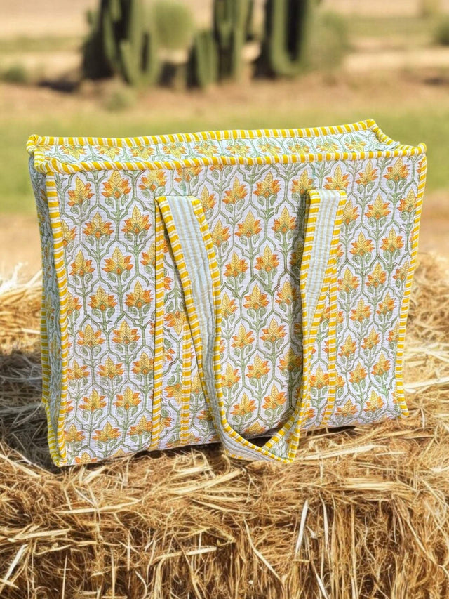 Long-lasting Indian tote bags with zipper and compartments for bridesmaids in UK and India