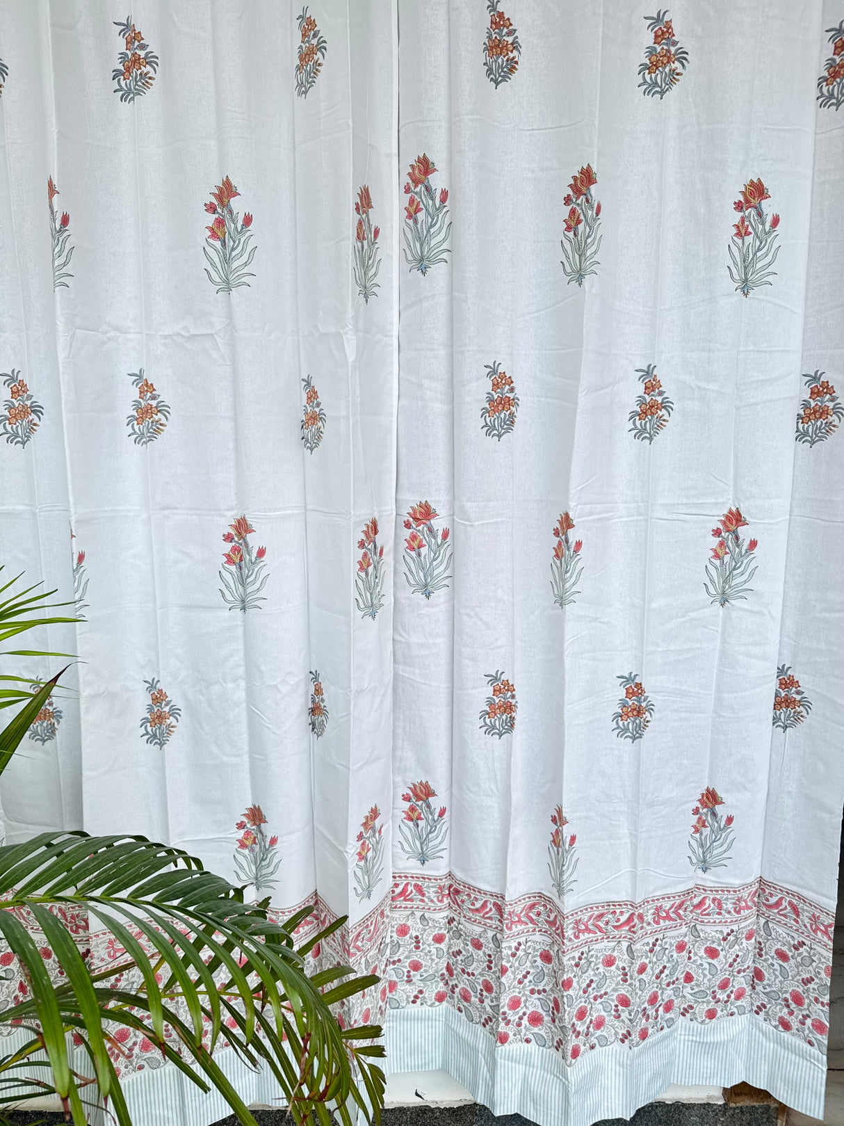 Jaipur Motifs Blockprint Cotton Curtain