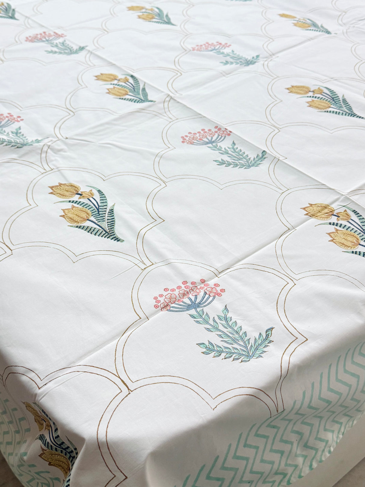 Blockprint Cotton Bedsheet