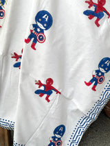 Spiderman Captain America- Layered Kids Blanket