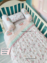 Cute Animals- Baby Cot Bedding (quilt, pillow, bolsters)