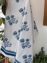 Blockprint Soft Waffle Cotton Towel (60-30 inches)