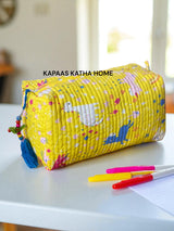 Yellow Unicorn LARGE Pouch