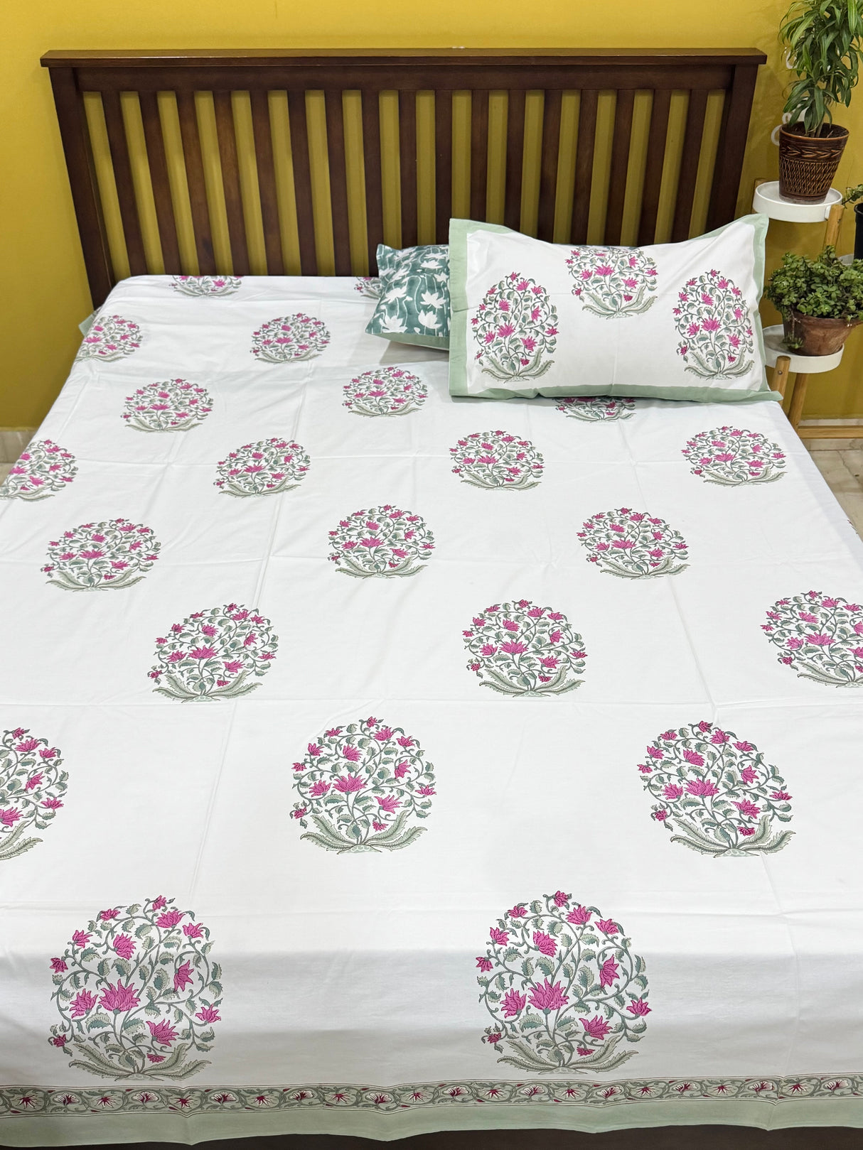 Blockprint Cotton Bedsheet