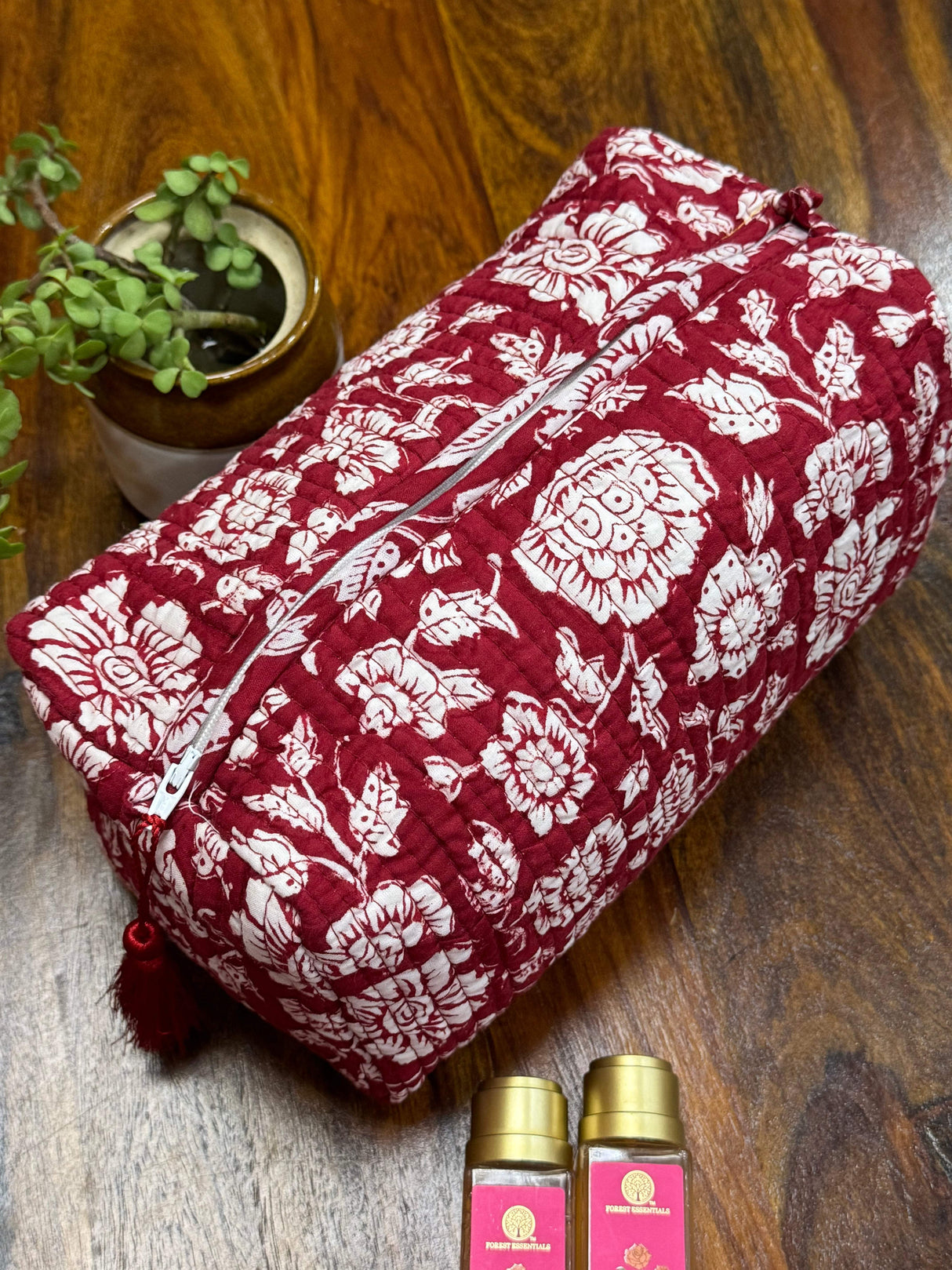 LARGE Multipurpose Quilted Pouch/ Bag