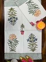 Pair of Blockprint Cotton Hand Towel