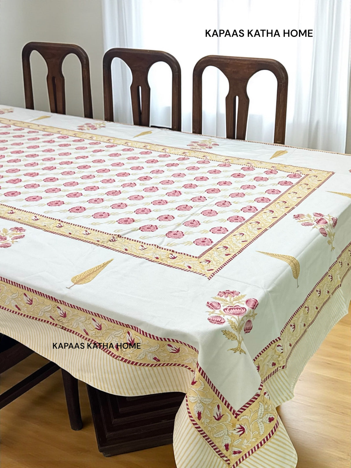 Blockprint Table Cloth 8 Seater (108*60 inches)