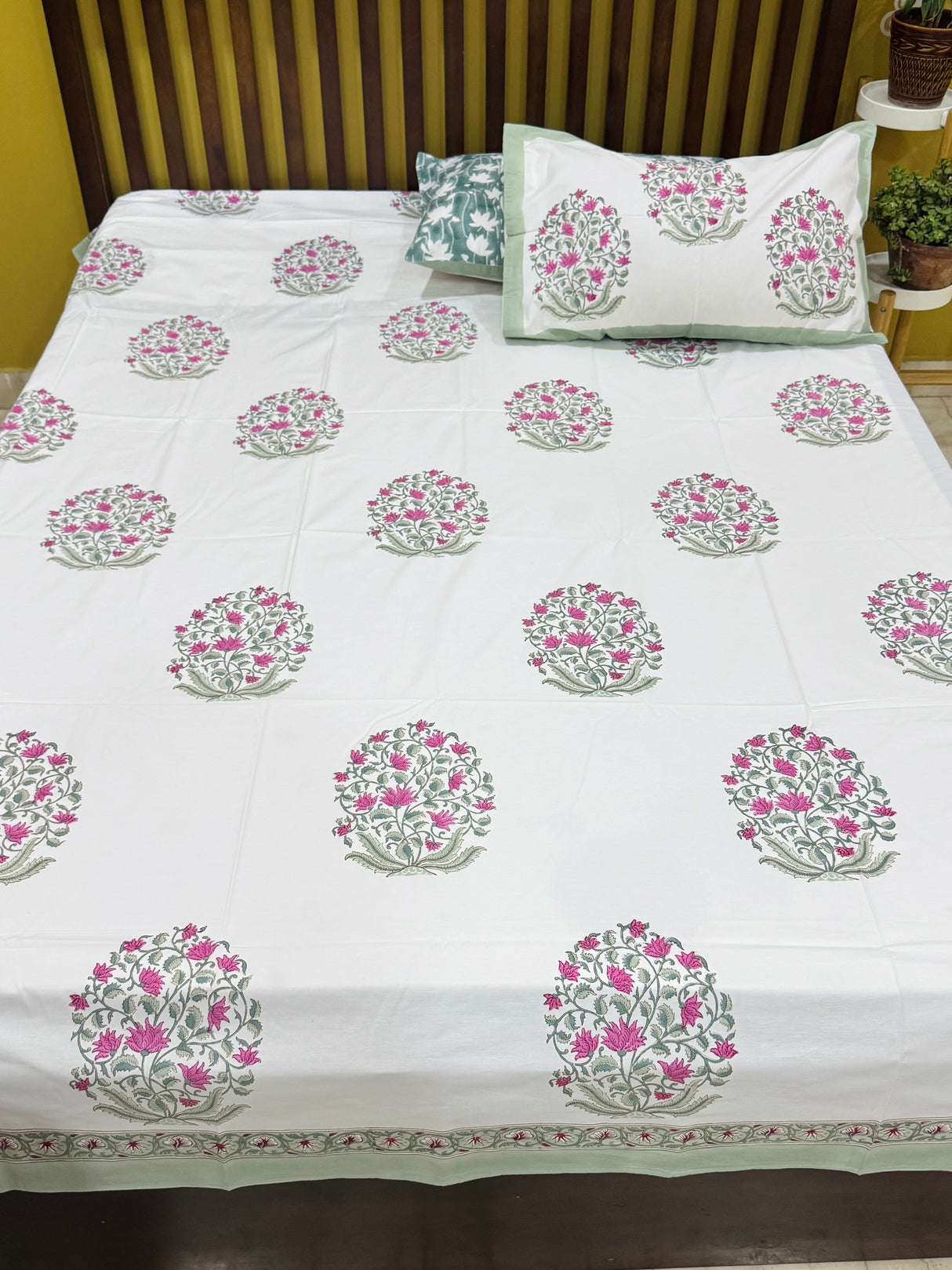 Blockprint Cotton Bedsheet
