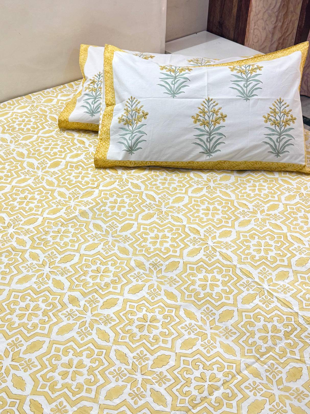 Blockprint Cotton Bedsheet