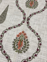 Blockprint Cotton Slub Table Runner