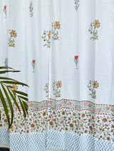 Beautiful Jaipur Blockprint Cotton Curtain