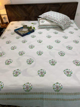 Boutique style cotton bedsheet for elegant home bedding