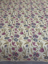 Blockprint Cotton Bedsheet - Light Brown Base Color