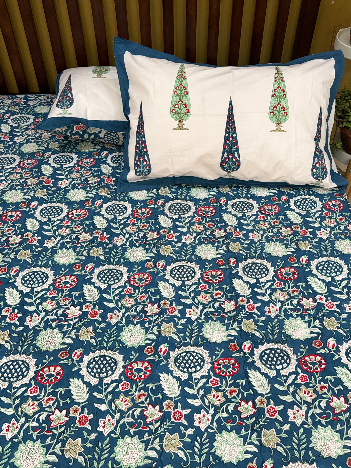 Blockprint Cotton Bedsheet