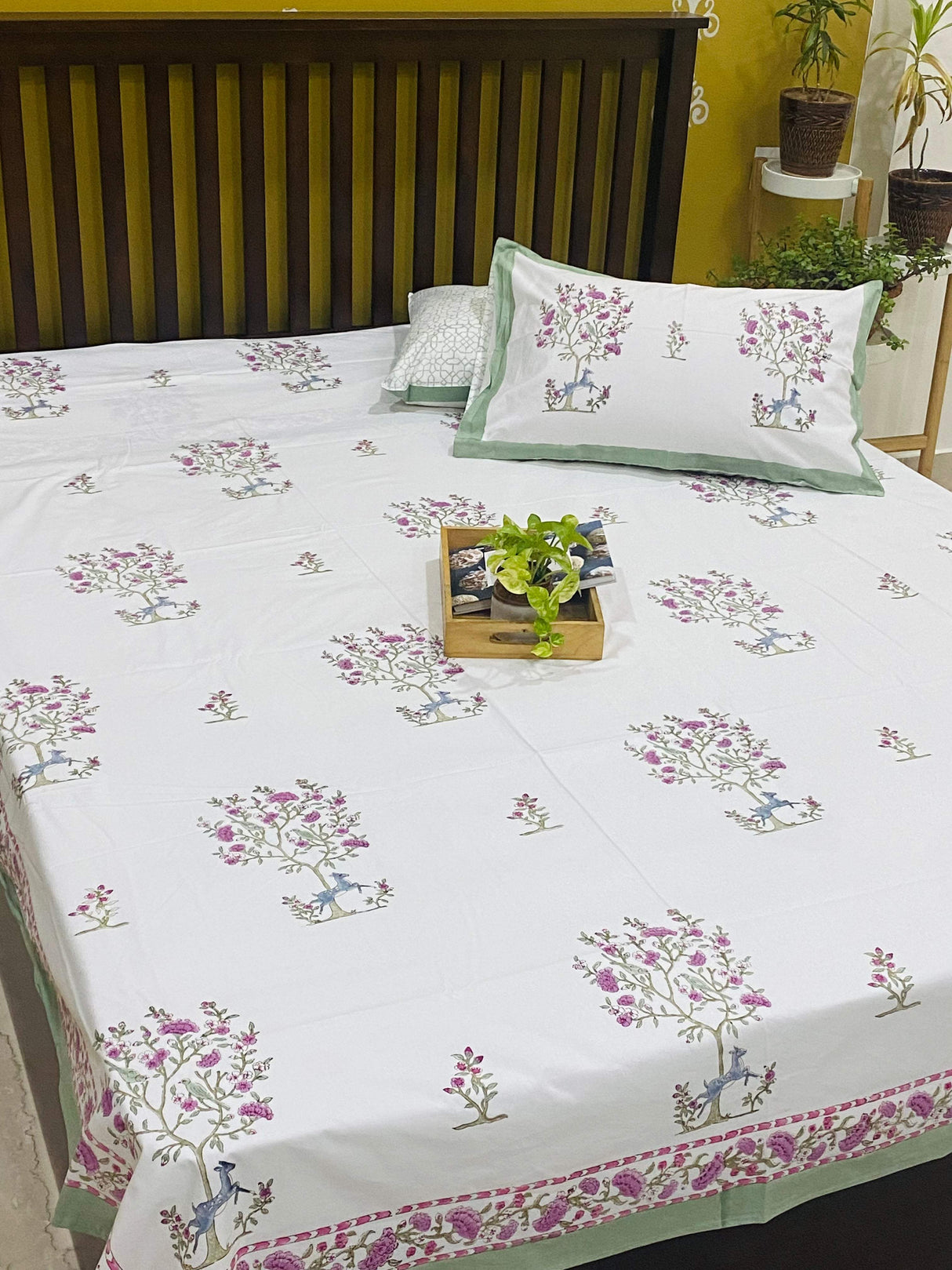 Blockprint Cotton Bedsheet