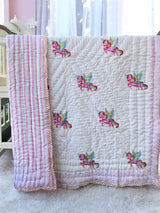 Unicorn Kids Quilt Handblock Printed