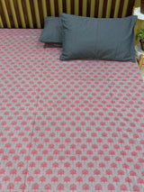 Elegant  REVERSIBLE Bedspread with 2 Pillow Cases