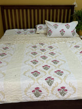 Blockprint Bedsheet & Quilt Set