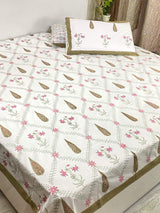 Blockprint Cotton Bedsheet