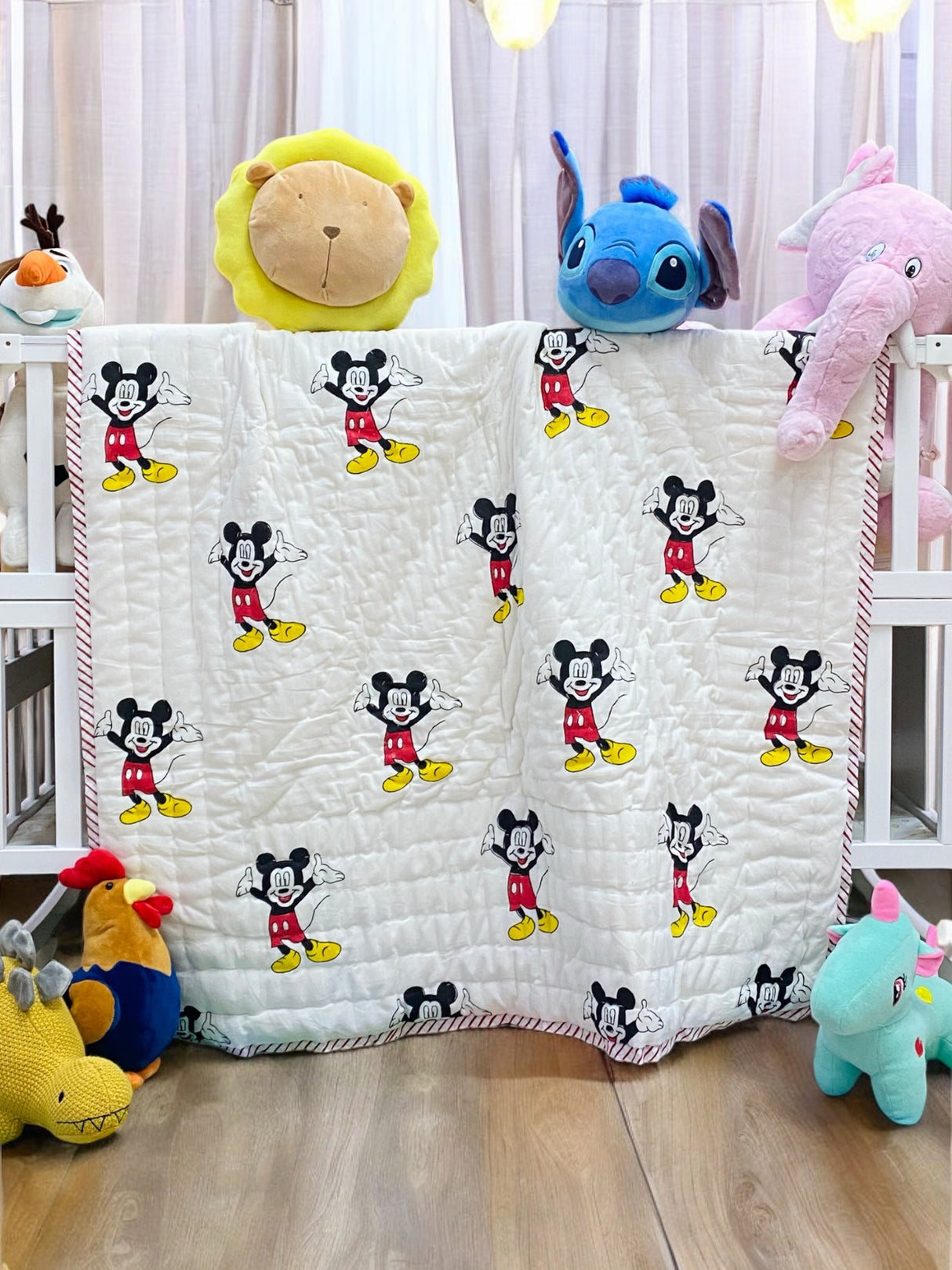 Mickey Mouse Quilt Blockprint