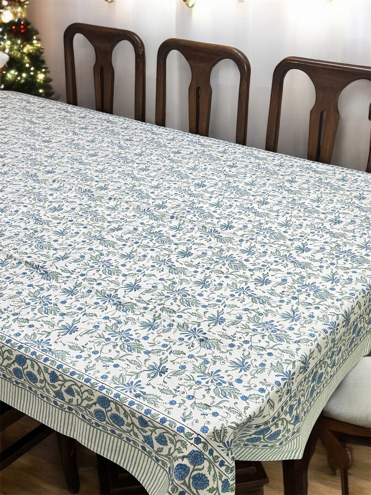 Blockprint Table Cloth 8 Seater (108*60 inches)