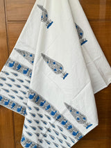 Blockprint Soft Waffle Cotton Towel (60-30 inches)