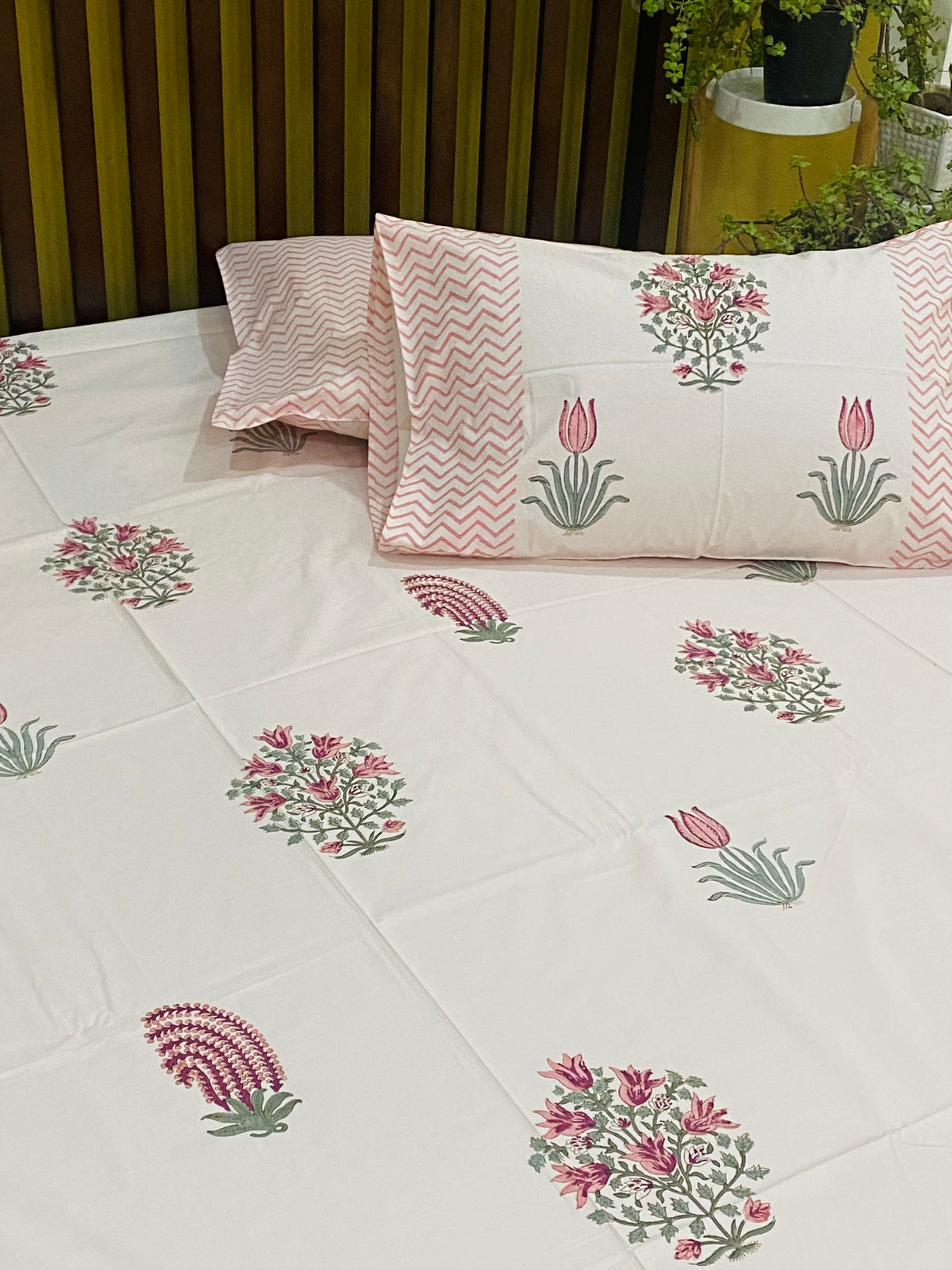 Blockprint Cotton Bedsheet