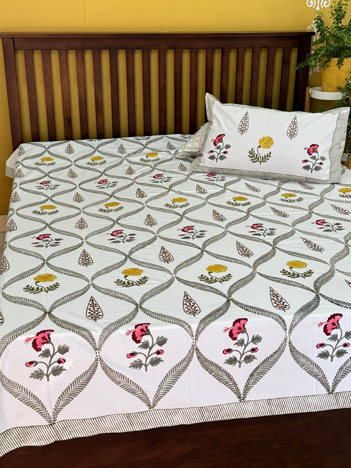 Blockprint Cotton Bedsheet