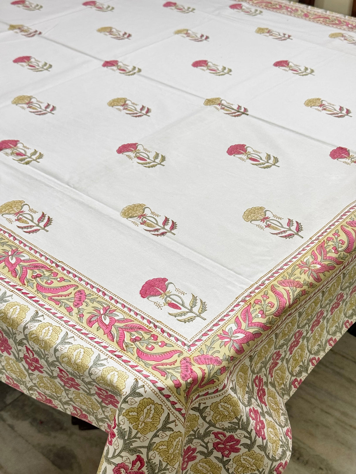 Blockprint Table Cloth 6 Seater (90*60 inches)