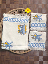 Playtime Cozy Kids Cotton Jacquard Towel Set