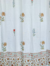 Beautiful Jaipur Blockprint Cotton Curtain