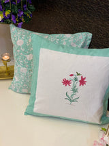 Pair of Handblock Printed Cushion Covers- 16*16 inches