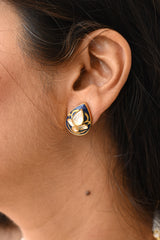 Handcrafted 92.5 Silver Meenakari Hasli with Earrings