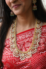 Handcrafted 92.5 Silver Gutta Pusalu and Jhumka Earrings