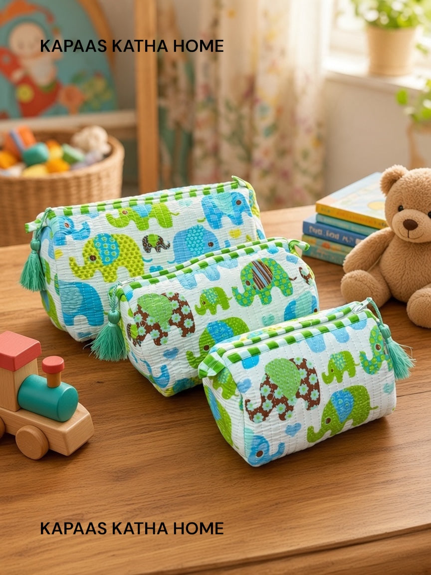 Set of 3 Multipurpose Pouch (large, medium and small)