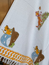 Lion King Simba Blockprint Kids Towel – Cotton Jacquard Weave