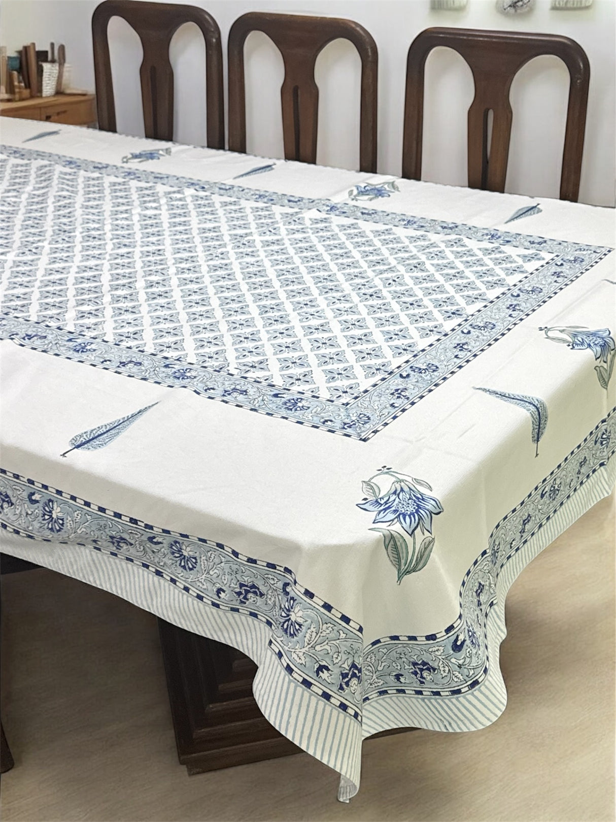 Blockprint Table Cloth 6 Seater (90*60 inches)