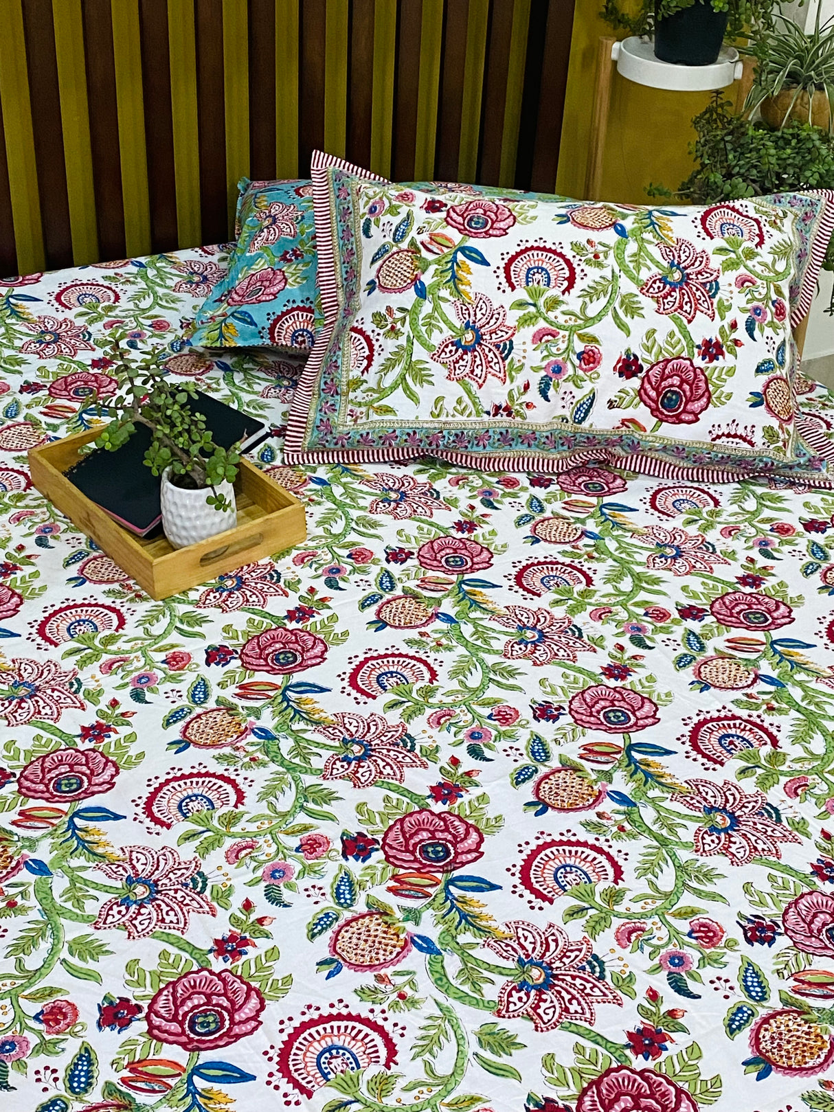 Blockprint Cotton Bedsheet