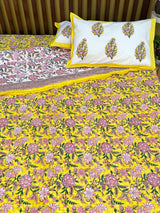 HandBlock Printed Mulmul Reversible Quilt
