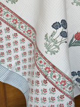 Pretty Jaipur Motifs Blockprint Cotton Towel – Waffle Weave