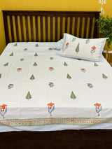 Blockprint Cotton Bedsheet