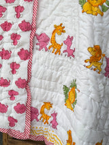 Jungle Safari Quilt Blockprint