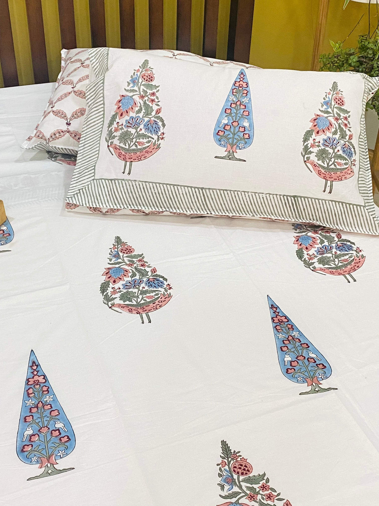 Blockprint Cotton Bedsheet