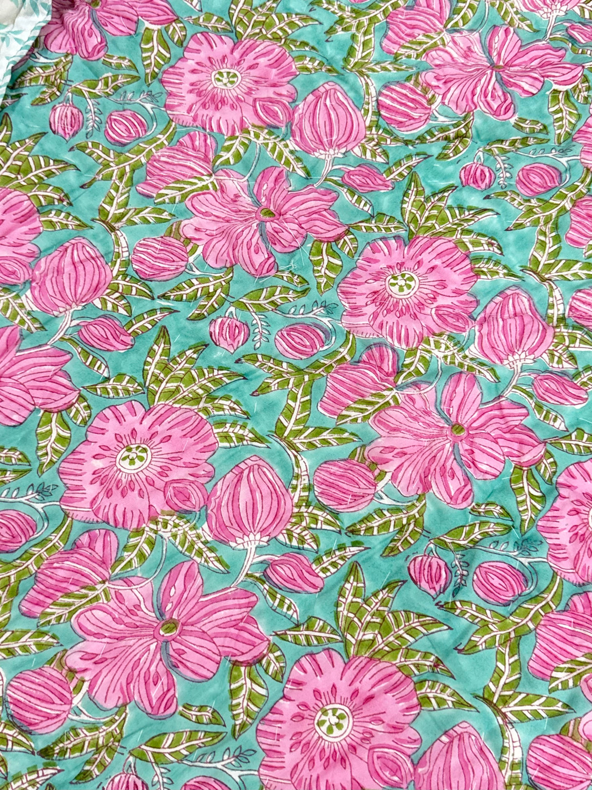 Blockprint Bedsheet & Quilt Set