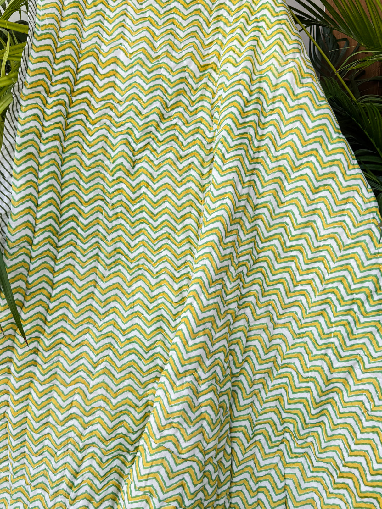Hot Air Balloon Blockprint Kids Quilt