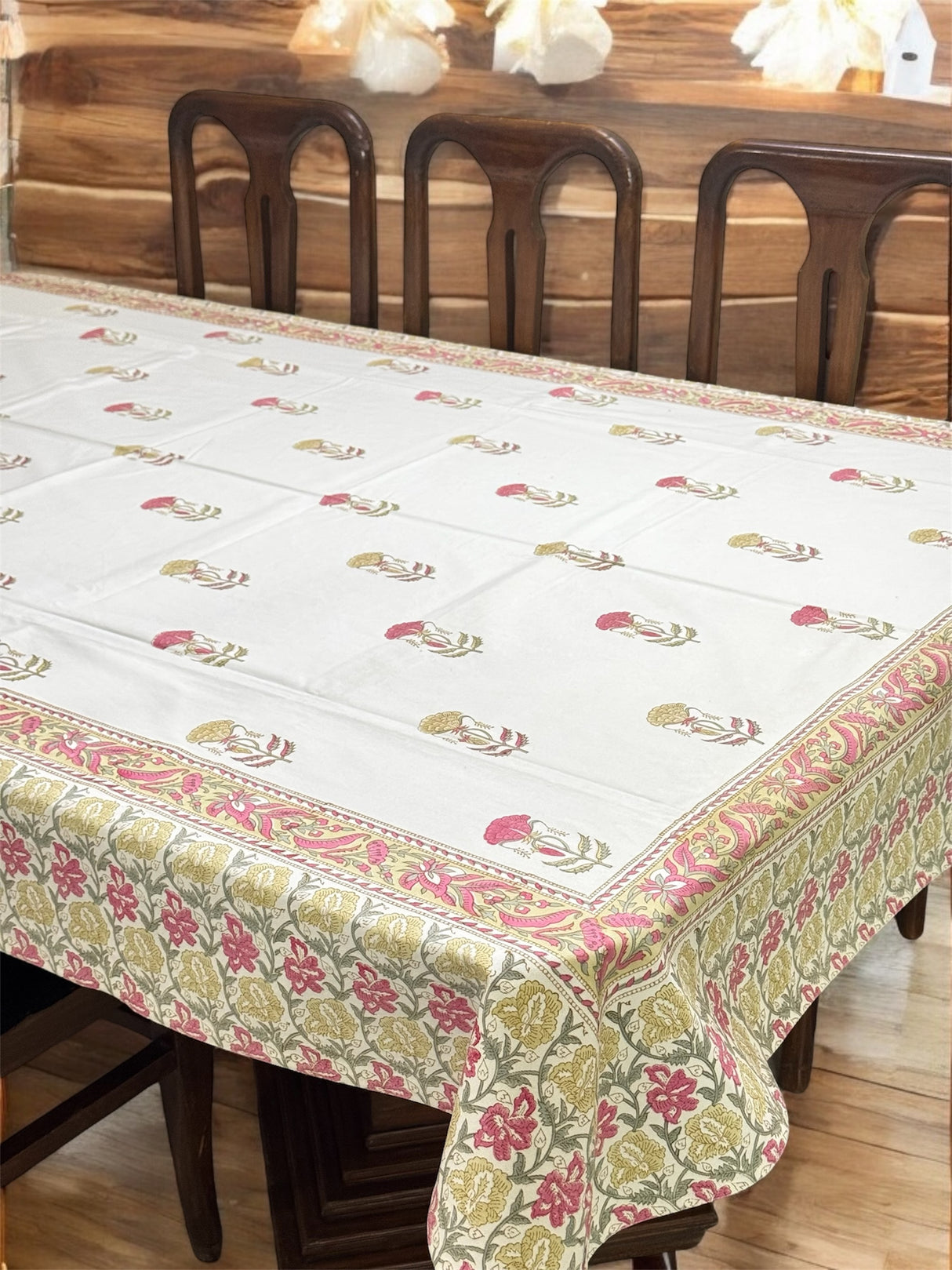 Blockprint Table Cloth 6 Seater (90*60 inches)