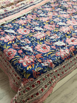 Blockprint Bedsheet & Quilt Set