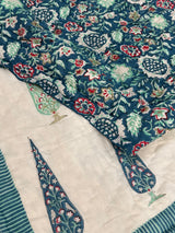 HandBlock Printed Mulmul Reversible Quilt