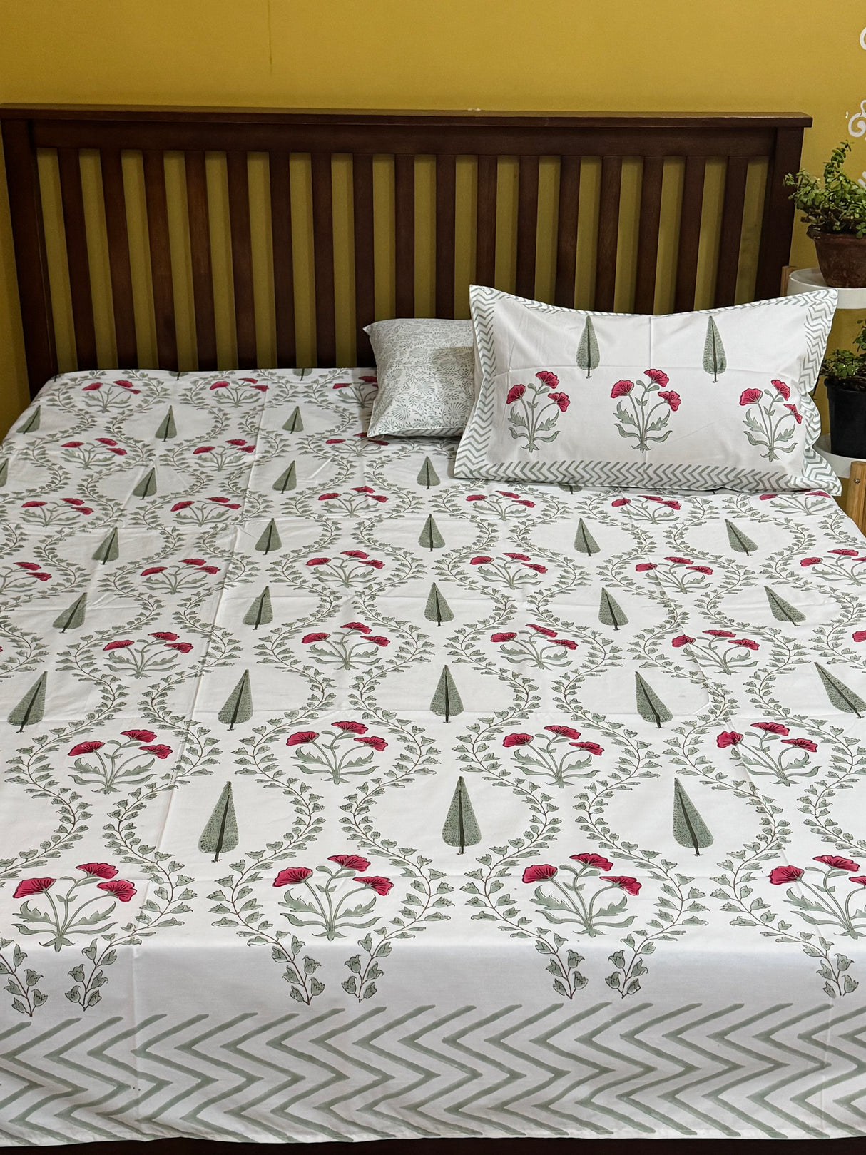 Blockprint Cotton Bedsheet