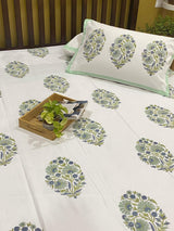 Blockprint Bedsheet & Quilt Set